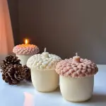 Pine Cone Aircon Nut Silicone Mould for Candle Making