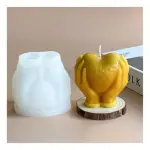 3D Heart Shape Silicone Mould for Chocolate, Soap & Candle Making