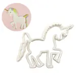 2 Pcs Unicorn Cookie Cutter Set for Fondant, Cookies & Cake Decoration