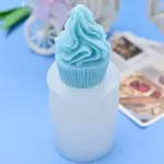 3D Cupcake Silicone Mould Style 2 for Fondant, Candle & Chocolate