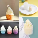3D Cupcake Silicone Mould Style 2 for Fondant, Candle & Chocolate