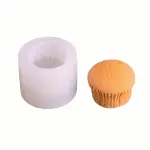 3D Cupcake Muffin Silicone Mould Style 2 for Fondant, Candle & Chocolate