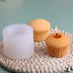 3D Cupcake Muffin Silicone Mould Style 2 for Fondant, Candle & Chocolate