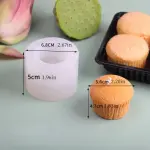 3D Cupcake Muffin Silicone Mould Style 2 for Fondant, Candle & Chocolate
