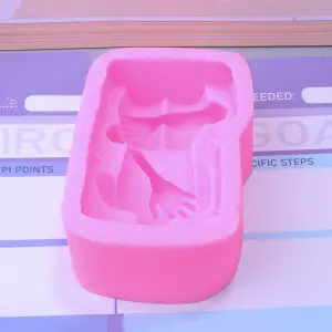 3D Strawberry Silicone Mould Style 2 for Fondant, Chocolate, Candle & Soap