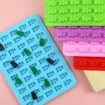 50 Cavity Gummy Bear Silicone Mould for Chocolate, Candy & Fondant