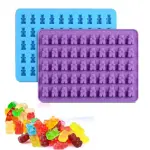 50 Cavity Gummy Bear Silicone Mould for Chocolate, Candy & Fondant