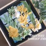 Magnolia Flower Silicone Mould for Fondant, Chocolate, Candle & Soap