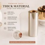 10 cm Clear Acetate Cake Collar Roll for Chocolate, Mousse & Cake Decoration (210g)