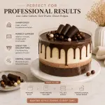 18 cm Clear Acetate Cake Collar Roll for Chocolate, Mousse & Cake Decoration (320g)