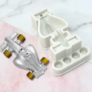 3D Racing Sports Car Silicone Mould for Fondant, Chocolate, Candle & Resin