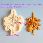 Christmas Bells Theme Silicone Mould for Fondant, Chocolate & Cake Decoration