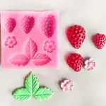 Strawberry Theme Silicone Mould for Fondant, Chocolate & Cake Decoration