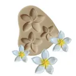 Plumeria Flower Silicone Mould for Fondant, Chocolate & Sugar Flowers