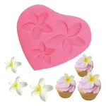 Plumeria Flower Silicone Mould for Fondant, Chocolate & Sugar Flowers