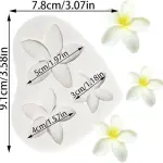 Plumeria Flower Silicone Mould for Fondant, Chocolate & Sugar Flowers