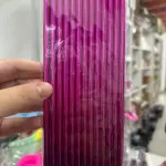 25 Pcs Metallic Pink Paper Straws for Cake Pops, Drinks & Party Decoration
