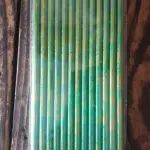 25 Pcs Metallic Green Paper Straws for Cake Pops, Drinks & Party Decoration