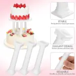 Cake Supporting Pillars Roman Column Cake Stand Supports – Pack of 4 (Small)