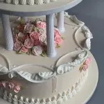 Cake Supporting Pillars Roman Column Cake Stand Supports – Pack of 4 (Small)