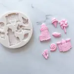 Beach Theme Silicone Mould Style 5 for Fondant & Chocolate Decoration