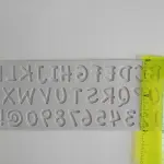 Alphabet and Number Silicone Mould