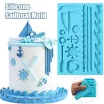 Sailing Ship Boat Silicone Fondant Mould