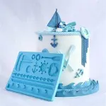 Sailing Ship Boat Silicone Fondant Mould