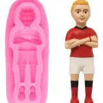 Football Player Silicone Fondant Mould