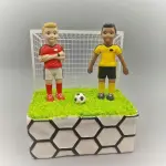 Football Player Silicone Fondant Mould