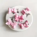 Cute 3D Bow Silicone Fondant Mould