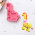 Cute Giraffe Silicone Fondant Mould