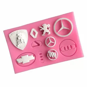 Car Logo Silicone Fondant Mould