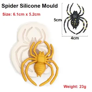 Spider Silicone Mould for Halloween Cake Decorating