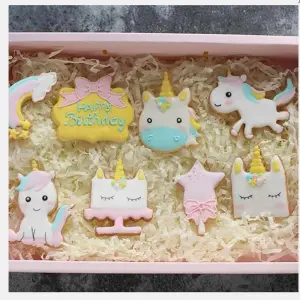 8 Pcs Unicorn Cookie Cutter Set for Cake Decorating