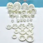 33 Pcs Flower & Leaf Plunger Cutter Set (10 Styles)