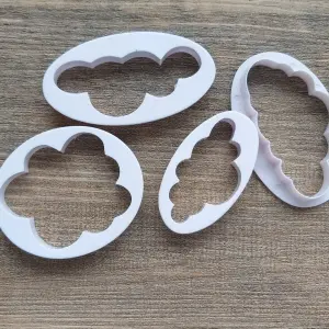 5 Pcs Cloud Plunger Cutter Set for Fondant & Cake Decorating
