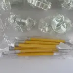 46 Pcs Fondant Decorating Tools & Cutter Set