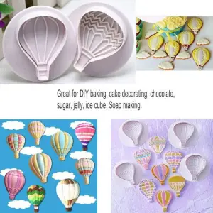 4 Pcs Hot Air Balloon Plunger Cutter Set