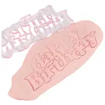 Happy Birthday Fondant & Cookie Cutter