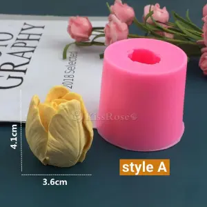 3D Tulip Flower Silicone Mould