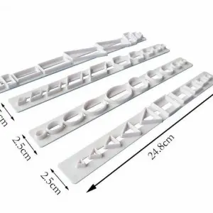 4 Pcs Geometric Fondant Cutter Set