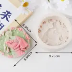 Mother Mary Holding Child Silicone Mould