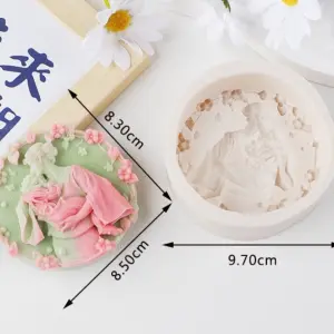 Mother Mary Holding Child Silicone Mould
