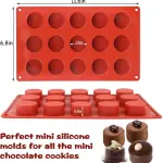 15 Cavity Small Round Cylinder Silicone Mould