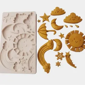 Weather Theme Silicone Fondant Mould