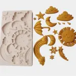Weather Theme Silicone Fondant Mould