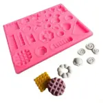 Candy & Waffle Dessert Silicone Fondant Mould