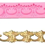 Large Baroque Border Silicone Fondant Mould