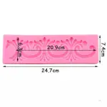 Large Baroque Border Silicone Fondant Mould